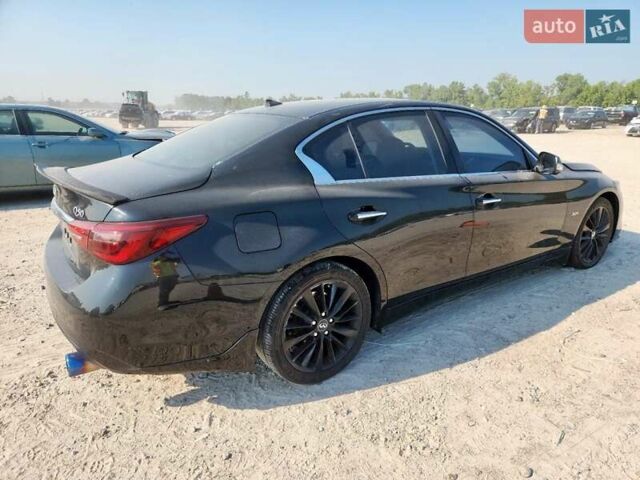 Черный Инфинити Q50, объемом двигателя 3 л и пробегом 62 тыс. км за 3500 $, фото 2 на Automoto.ua