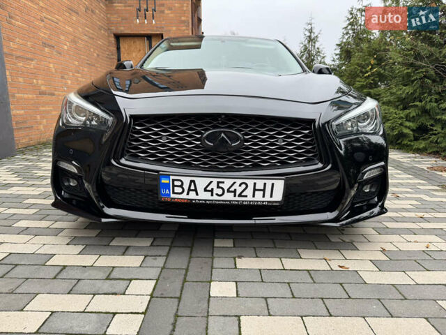 Чорний Інфініті Q50, об'ємом двигуна 3 л та пробігом 89 тис. км за 17600 $, фото 2 на Automoto.ua