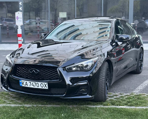 Черный Инфинити Q50, объемом двигателя 3 л и пробегом 85 тыс. км за 22500 $, фото 14 на Automoto.ua