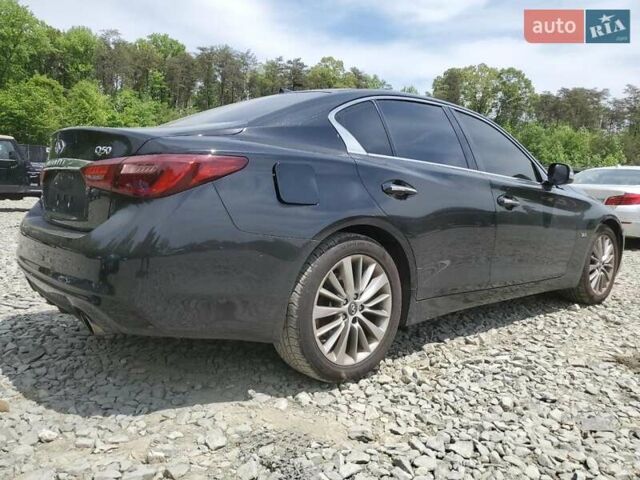 Черный Инфинити Q50, объемом двигателя 3 л и пробегом 80 тыс. км за 2900 $, фото 2 на Automoto.ua