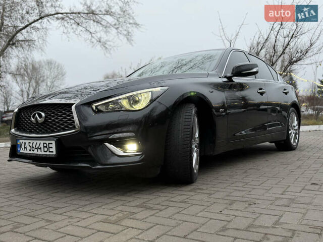 Черный Инфинити Q50, объемом двигателя 1.99 л и пробегом 38 тыс. км за 21500 $, фото 10 на Automoto.ua