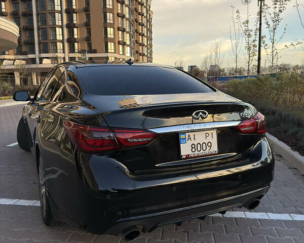 Чорний Інфініті Q50, об'ємом двигуна 3 л та пробігом 82 тис. км за 23000 $, фото 13 на Automoto.ua