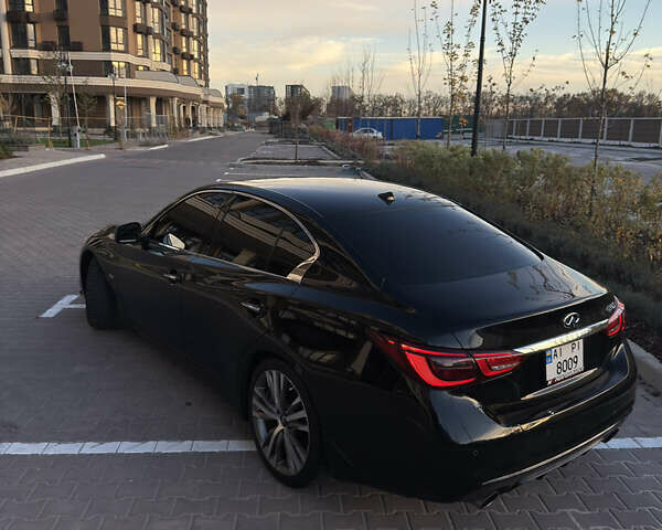 Чорний Інфініті Q50, об'ємом двигуна 3 л та пробігом 82 тис. км за 23000 $, фото 17 на Automoto.ua