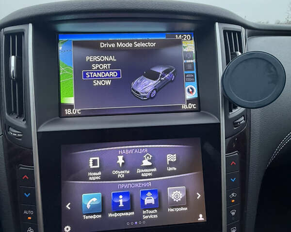 Чорний Інфініті Q50, об'ємом двигуна 1.99 л та пробігом 38 тис. км за 21500 $, фото 66 на Automoto.ua