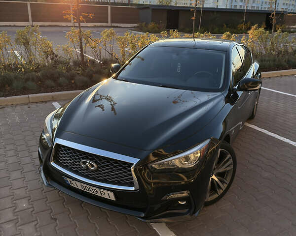 Чорний Інфініті Q50, об'ємом двигуна 3 л та пробігом 82 тис. км за 23000 $, фото 7 на Automoto.ua