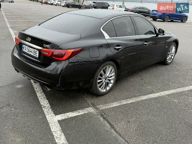 Чорний Інфініті Q50, об'ємом двигуна 1.99 л та пробігом 38 тис. км за 21500 $, фото 3 на Automoto.ua