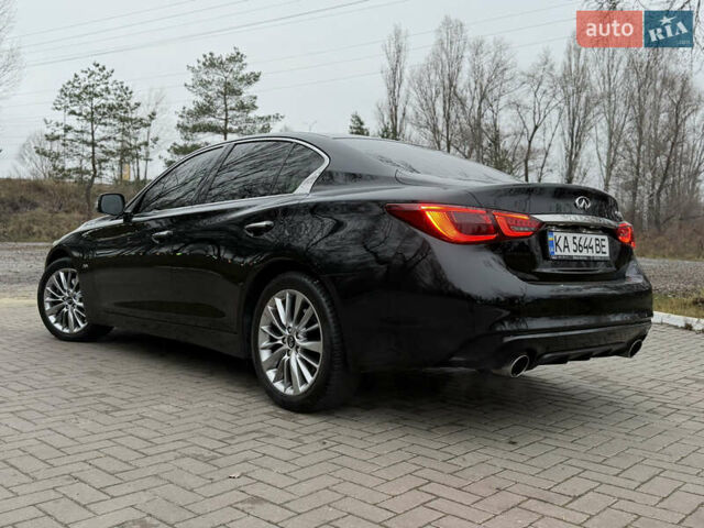 Черный Инфинити Q50, объемом двигателя 1.99 л и пробегом 38 тыс. км за 21500 $, фото 9 на Automoto.ua