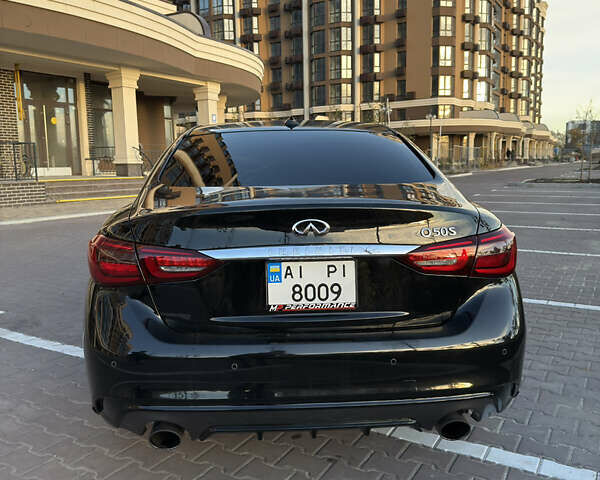 Чорний Інфініті Q50, об'ємом двигуна 3 л та пробігом 82 тис. км за 23000 $, фото 12 на Automoto.ua