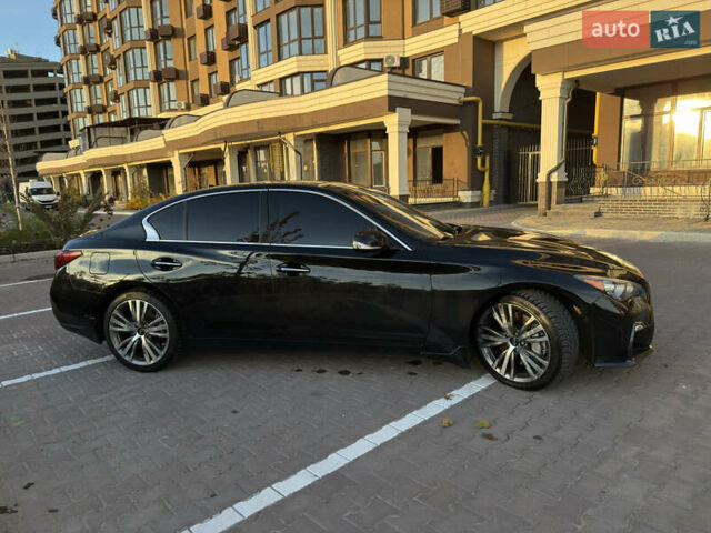 Чорний Інфініті Q50, об'ємом двигуна 3 л та пробігом 82 тис. км за 23000 $, фото 9 на Automoto.ua