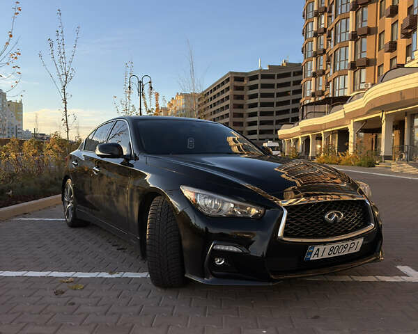 Чорний Інфініті Q50, об'ємом двигуна 3 л та пробігом 82 тис. км за 23000 $, фото 6 на Automoto.ua