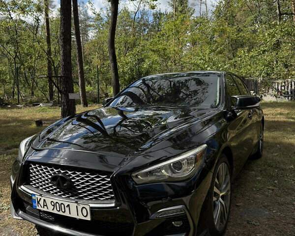 Черный Инфинити Q50, объемом двигателя 3 л и пробегом 92 тыс. км за 19800 $, фото 12 на Automoto.ua