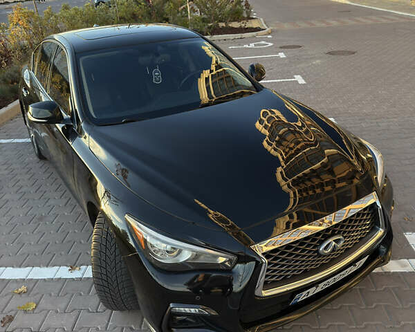 Чорний Інфініті Q50, об'ємом двигуна 3 л та пробігом 82 тис. км за 23000 $, фото 8 на Automoto.ua
