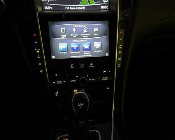 Черный Инфинити Q50, объемом двигателя 1.99 л и пробегом 38 тыс. км за 21500 $, фото 21 на Automoto.ua