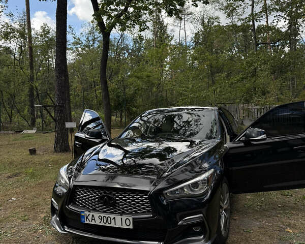 Черный Инфинити Q50, объемом двигателя 3 л и пробегом 92 тыс. км за 19800 $, фото 10 на Automoto.ua