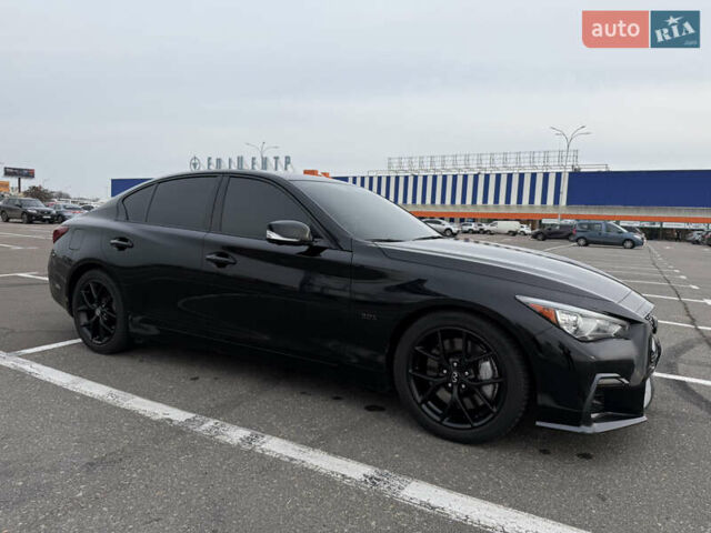 Чорний Інфініті Q50, об'ємом двигуна 3 л та пробігом 115 тис. км за 22000 $, фото 2 на Automoto.ua