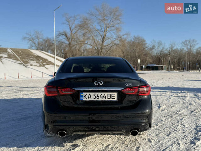 Чорний Інфініті Q50, об'ємом двигуна 1.99 л та пробігом 38 тис. км за 20950 $, фото 5 на Automoto.ua