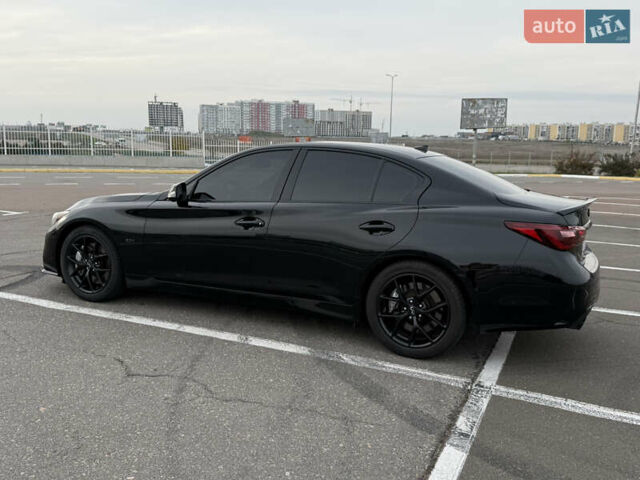 Чорний Інфініті Q50, об'ємом двигуна 3 л та пробігом 115 тис. км за 22000 $, фото 5 на Automoto.ua