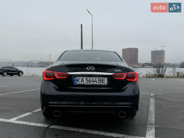 Чорний Інфініті Q50, об'ємом двигуна 1.99 л та пробігом 38 тис. км за 21500 $, фото 8 на Automoto.ua