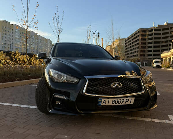 Чорний Інфініті Q50, об'ємом двигуна 3 л та пробігом 82 тис. км за 23000 $, фото 3 на Automoto.ua