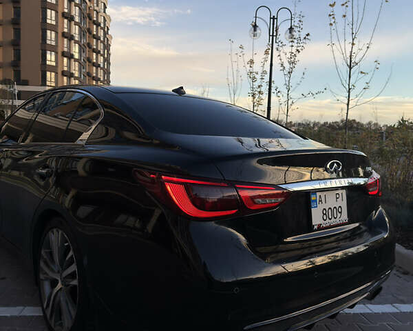 Чорний Інфініті Q50, об'ємом двигуна 3 л та пробігом 82 тис. км за 23000 $, фото 16 на Automoto.ua