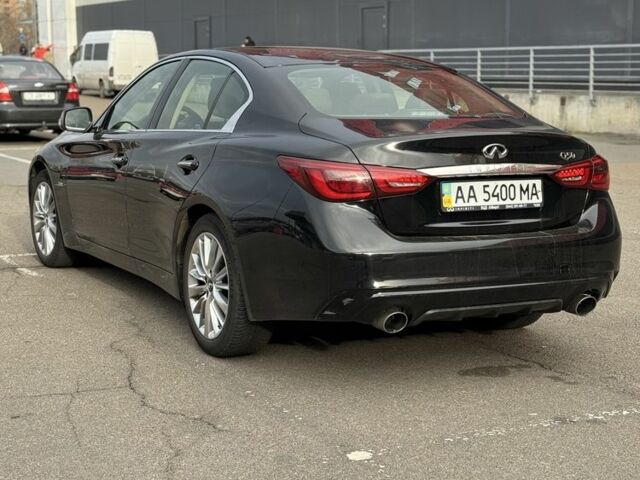 Черный Инфинити Q50, объемом двигателя 2 л и пробегом 66 тыс. км за 20000 $, фото 7 на Automoto.ua