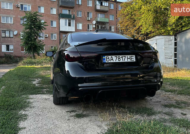 Черный Инфинити Q50, объемом двигателя 3 л и пробегом 55 тыс. км за 26750 $, фото 20 на Automoto.ua