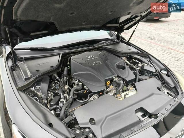 Черный Инфинити Q50, объемом двигателя 3 л и пробегом 48 тыс. км за 22999 $, фото 23 на Automoto.ua