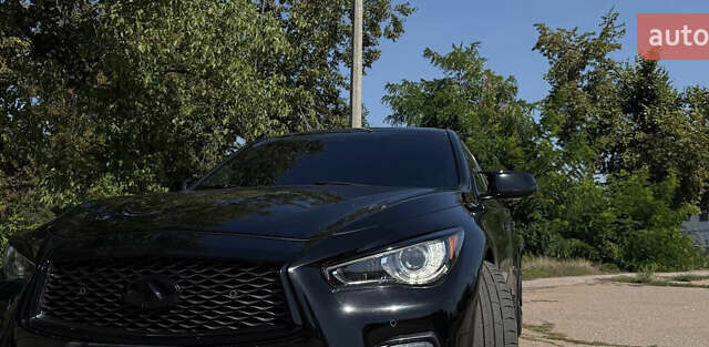 Черный Инфинити Q50, объемом двигателя 3 л и пробегом 55 тыс. км за 26750 $, фото 38 на Automoto.ua