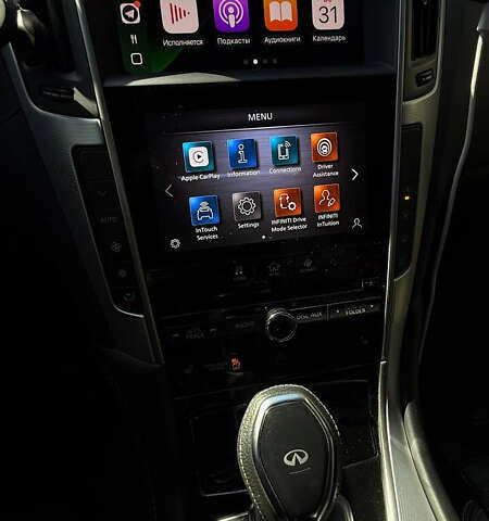 Черный Инфинити Q50, объемом двигателя 3 л и пробегом 55 тыс. км за 26750 $, фото 37 на Automoto.ua