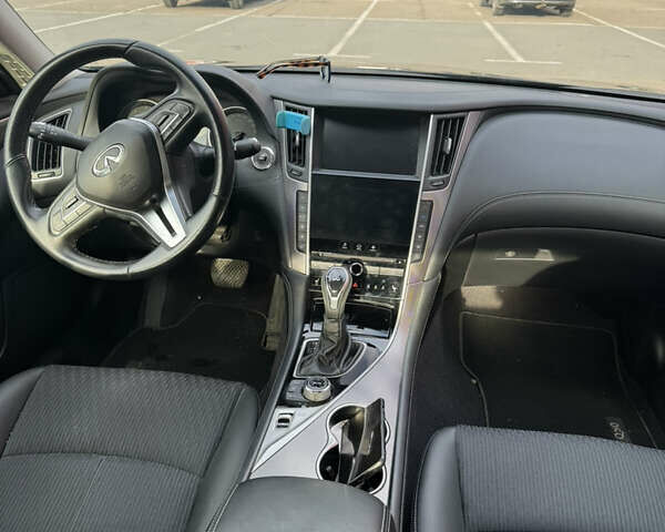 Черный Инфинити Q50, объемом двигателя 1.99 л и пробегом 66 тыс. км за 20000 $, фото 21 на Automoto.ua