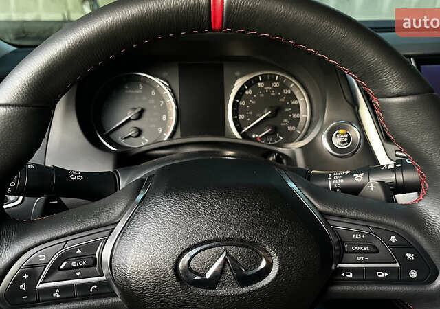 Черный Инфинити Q50, объемом двигателя 3 л и пробегом 55 тыс. км за 26750 $, фото 17 на Automoto.ua