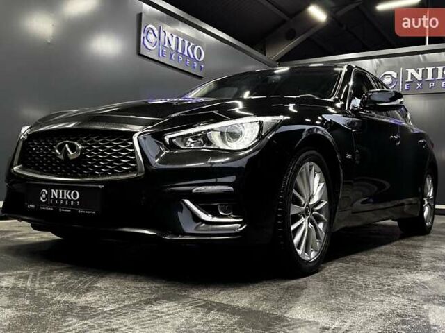 Черный Инфинити Q50, объемом двигателя 1.99 л и пробегом 69 тыс. км за 25500 $, фото 7 на Automoto.ua