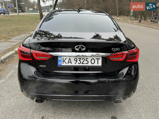 Чорний Інфініті Q50, об'ємом двигуна 3 л та пробігом 71 тис. км за 17800 $, фото 43 на Automoto.ua