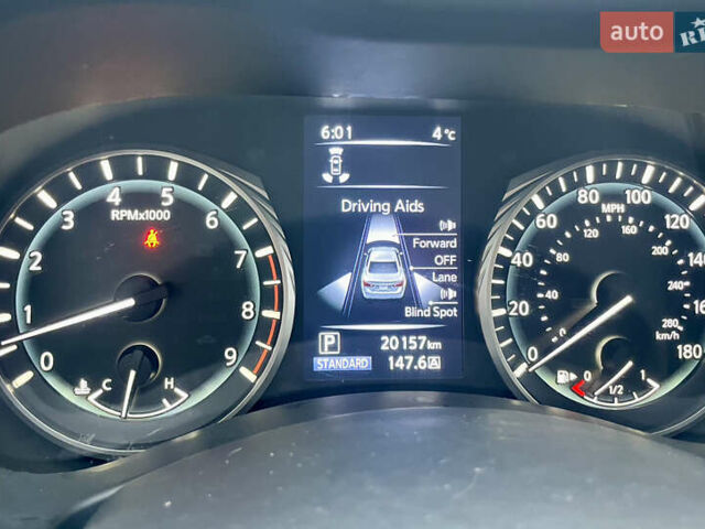 Черный Инфинити Q50, объемом двигателя 3 л и пробегом 21 тыс. км за 23500 $, фото 13 на Automoto.ua