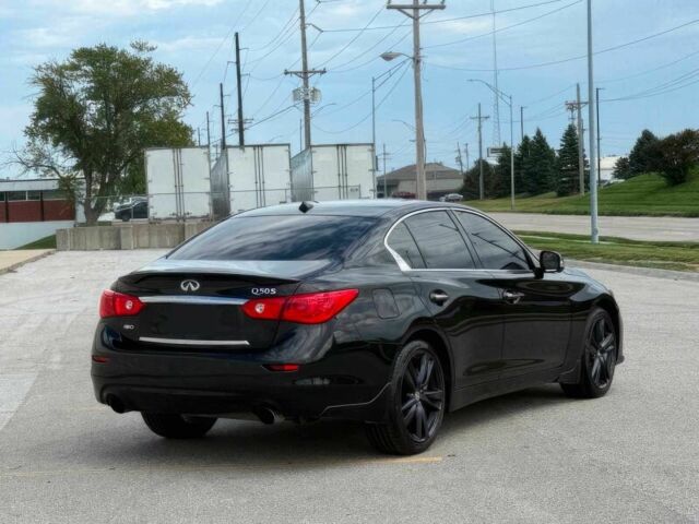 Черный Инфинити Q50, объемом двигателя 3 л и пробегом 71 тыс. км за 5400 $, фото 5 на Automoto.ua