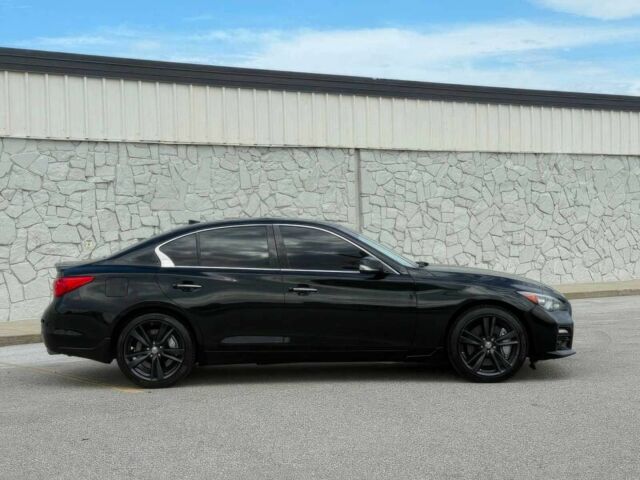 Черный Инфинити Q50, объемом двигателя 3 л и пробегом 71 тыс. км за 5400 $, фото 3 на Automoto.ua