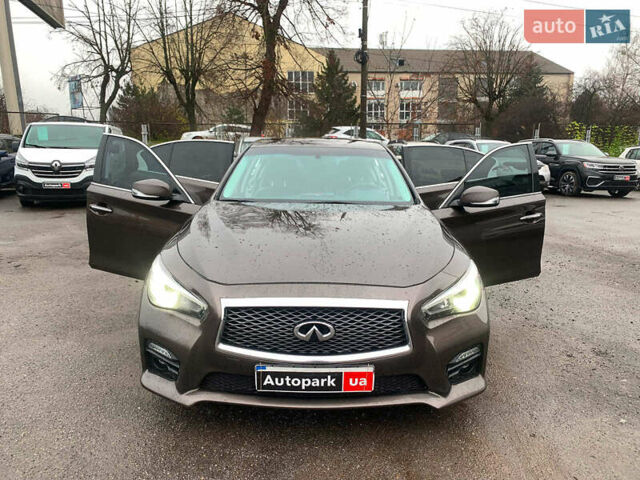 Коричневый Инфинити Q50, объемом двигателя 3.5 л и пробегом 124 тыс. км за 15340 $, фото 16 на Automoto.ua