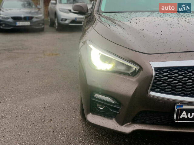 Коричневый Инфинити Q50, объемом двигателя 3.5 л и пробегом 124 тыс. км за 15340 $, фото 11 на Automoto.ua