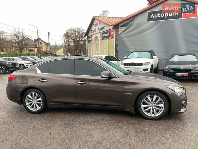 Коричневый Инфинити Q50, объемом двигателя 3.5 л и пробегом 124 тыс. км за 15340 $, фото 3 на Automoto.ua