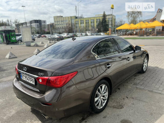 Коричневий Інфініті Q50, об'ємом двигуна 3.7 л та пробігом 176 тис. км за 13600 $, фото 2 на Automoto.ua