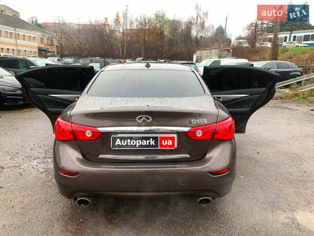 Коричневый Инфинити Q50, объемом двигателя 3.5 л и пробегом 124 тыс. км за 15340 $, фото 18 на Automoto.ua
