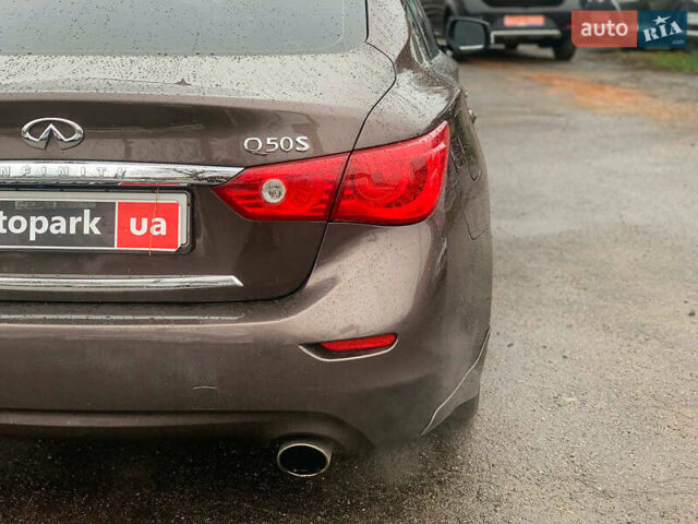 Коричневый Инфинити Q50, объемом двигателя 3.5 л и пробегом 124 тыс. км за 15340 $, фото 12 на Automoto.ua