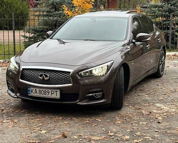 Коричневый Инфинити Q50, объемом двигателя 2.14 л и пробегом 174 тыс. км за 15200 $, фото 9 на Automoto.ua