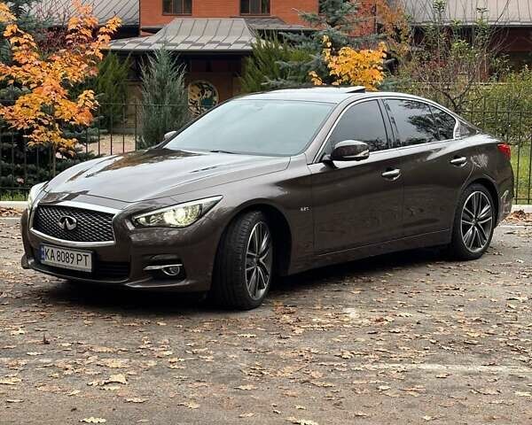 Коричневый Инфинити Q50, объемом двигателя 2.14 л и пробегом 174 тыс. км за 15200 $, фото 3 на Automoto.ua
