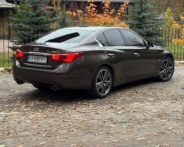 Коричневый Инфинити Q50, объемом двигателя 2.14 л и пробегом 174 тыс. км за 15200 $, фото 14 на Automoto.ua