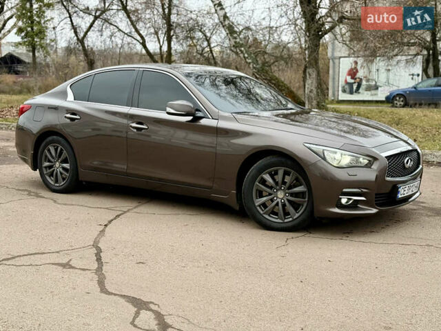 Коричневый Инфинити Q50, объемом двигателя 1.99 л и пробегом 236 тыс. км за 12850 $, фото 4 на Automoto.ua