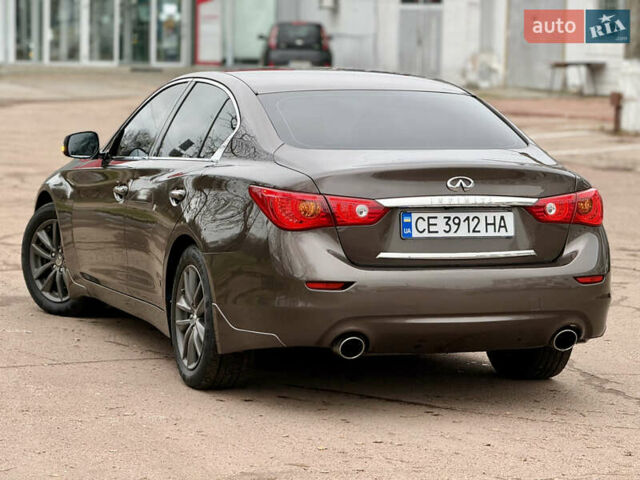 Коричневый Инфинити Q50, объемом двигателя 1.99 л и пробегом 236 тыс. км за 12850 $, фото 6 на Automoto.ua