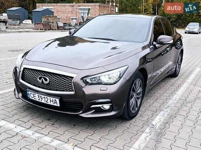 Коричневый Инфинити Q50, объемом двигателя 2 л и пробегом 236 тыс. км за 12800 $, фото 6 на Automoto.ua