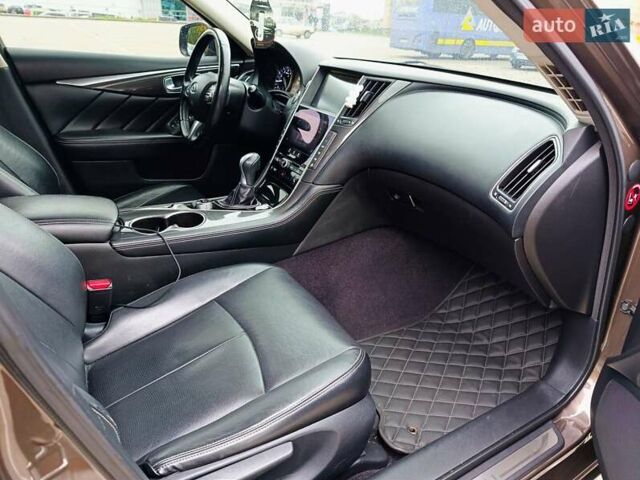 Коричневый Инфинити Q50, объемом двигателя 2 л и пробегом 236 тыс. км за 12800 $, фото 21 на Automoto.ua