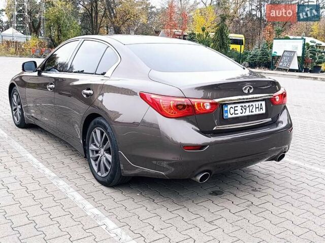 Коричневый Инфинити Q50, объемом двигателя 2 л и пробегом 236 тыс. км за 12800 $, фото 15 на Automoto.ua